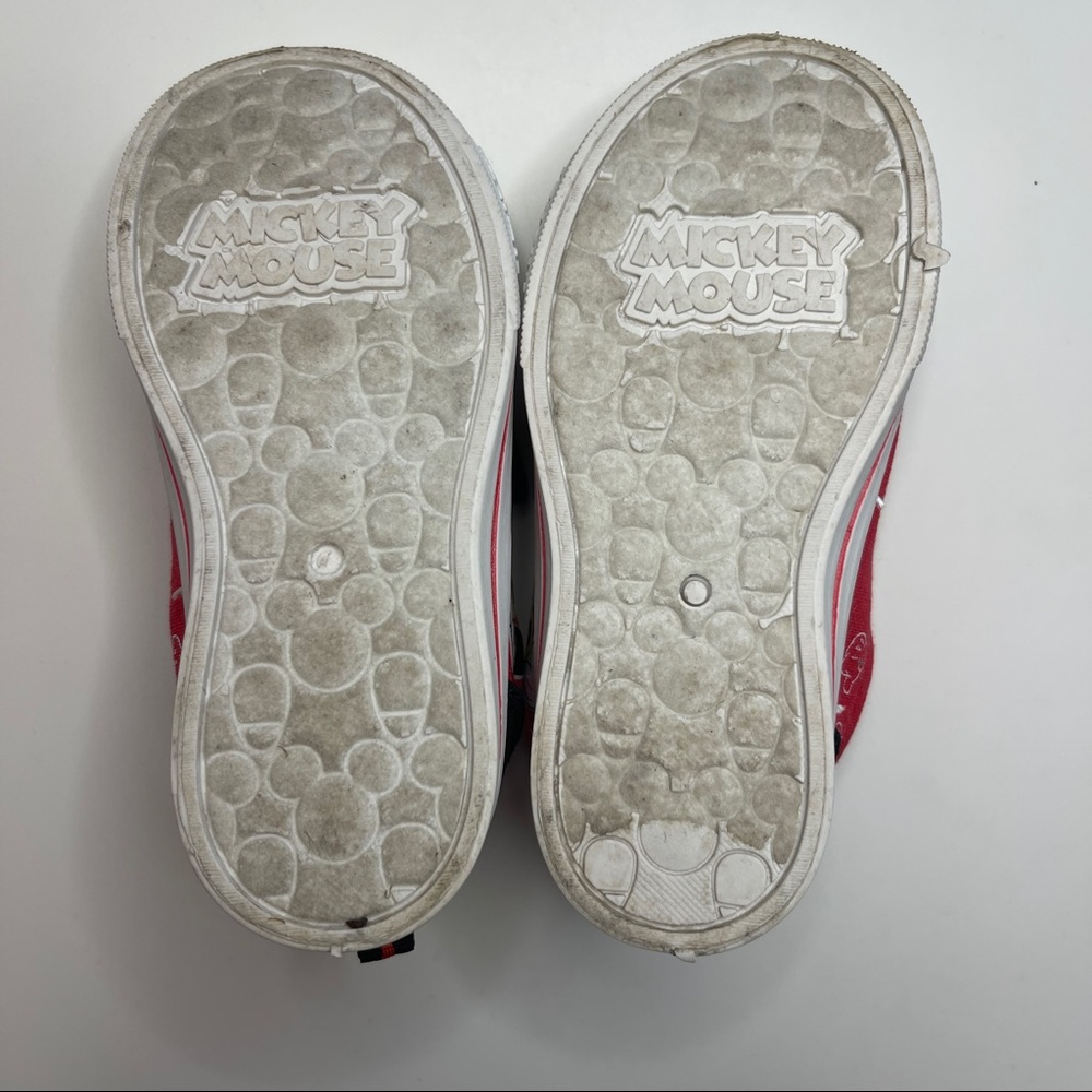 Mickey Mouse Ears - Disney - Cap Toe Sneaker Shoes Sz 5 - Slip On - Velcro - Picture 5 of 9